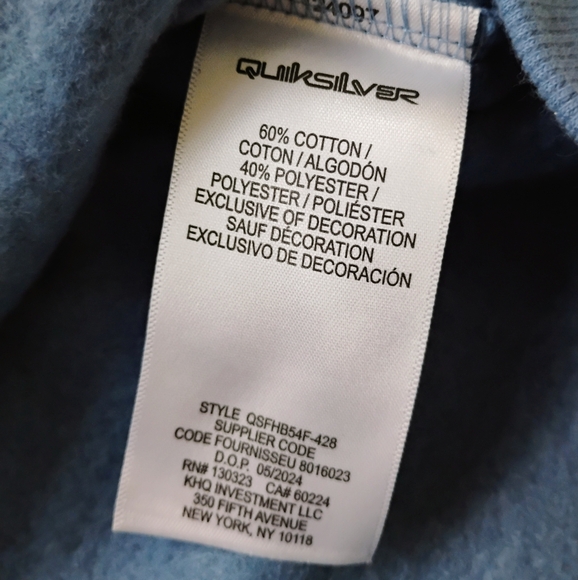 QUIKSILVER NEW Omni Logo Pullover Hoodie - Picture 7 of 7